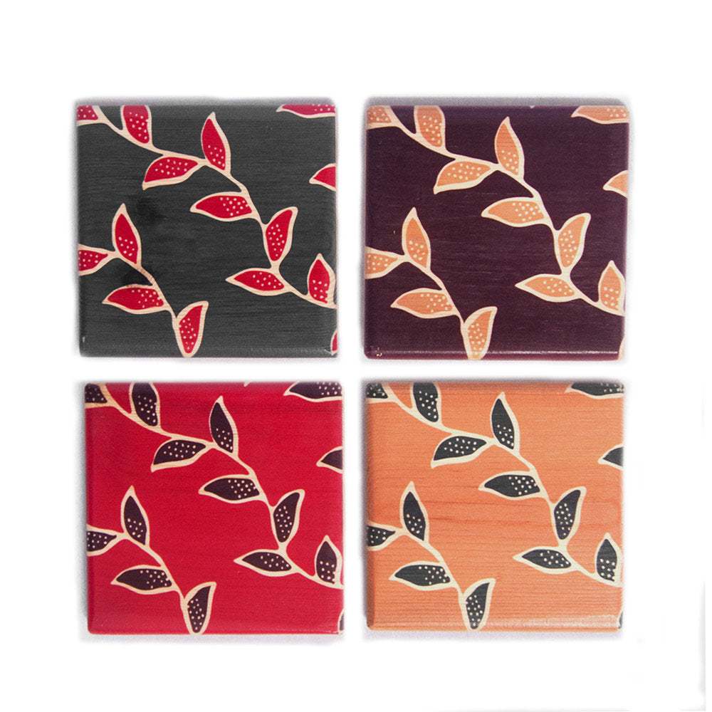 ALAS Batik Print Coaster Set