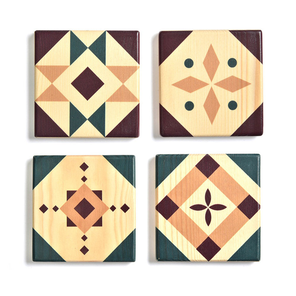 ALAS Classic Print Coaster Set