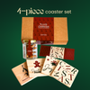 Christmas 4-Coaster Gift Set